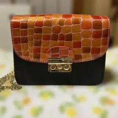 コッコフィオーレ　ショルダーバッグ オレンジ