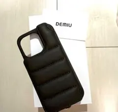 DEMIU iPhone ケース ダークブラウン　エトープ