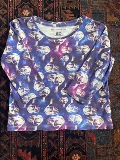 E.T. sleep no more オーガニックコットンロングTシャツ