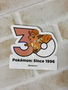 韓国限定 ポケモン 30周年記念 ステッカー 公式品 シール ロコンのサムネイル