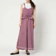 D11957 axes femme POETIQUE ビスチェ切替えコンビネゾン