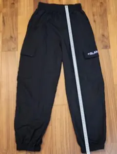 GLANCE 黒 カーゴパンツ