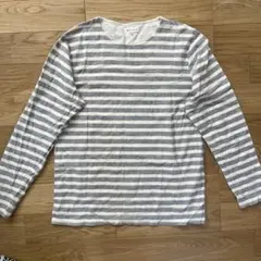 THE SHOP TK XL ストライプ長袖カットソー