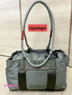 topologie Duffle Small オリーブグリーン 赤ストラップ付き - メルカリ