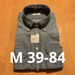 新品【スーツセレクト】CLASSICO TAPEREDシャツ　M(39-84)