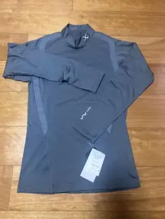 メンズ 長袖 ハイネック シャツ LL グレー