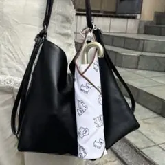 【カラビナ付き】くっつくタオル　犬柄　30×30cm ラティスのサムネイル