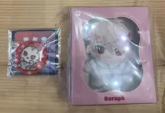 にじさんじ IMPACT ランダム刺繍缶バッジ あかいこ ポージングぬいぐるみ