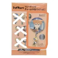 ハイキュートレーディングチャーム付き缶バッジ 日向翔陽※袋なし