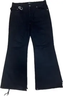 goar.archive STRAPPED OIL FLARE PANTS S - メルカリ
