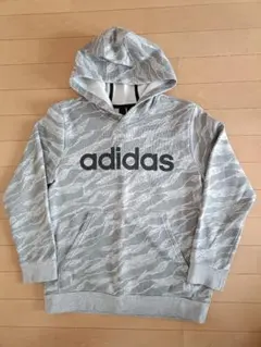 adidas 迷彩柄 フード付きパーカー 160