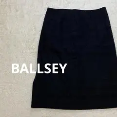BALLSEY ボールジィ 幾何学ジャガード タイトスカート 36 黒 日本製のサムネイル