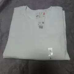 ユニクロ　ホワイト Tシャツ Lサイズ レディース