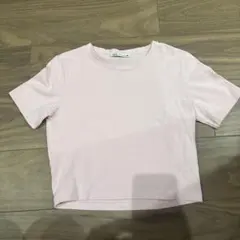 ZARA ピンク Tシャツ　ミニT Lサイズ