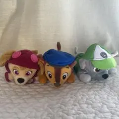 【美品】パウ・パトロール ぬいぐるみ 3点セット