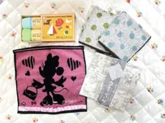【未使用品】ミニタオルハンカチセット、ふきん
