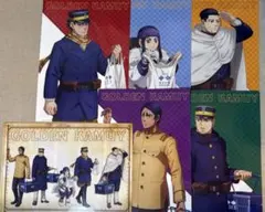 コンプリート　6枚セット　ゴールデンカムイ クリアファイル　サツドラ