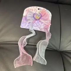 キミとアイドル プリキュア ロングリボンヘアクリップ パープル