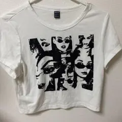 SHEIN 그래픽 크롭 티셔츠