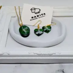 ＼ハンドメイド／ 大特価 レジン セット ピアス ネックレス NAHITA