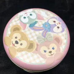 モ*こ様 Duffy&Friendsの円形お菓子缶