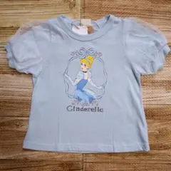 新品 未使用 ディズニープリンセス シンデレラ 半袖 Tシャツ 女の子 90