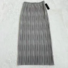 ◆【新品】サルタルセ　プリーツ　ロングスカート　ウエストゴム　きれいめ　ベージュ