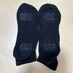 tutuanna 黒い滑り止め付きショートソックス