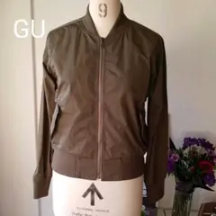 GU/ジーユー★MA-1 ミリタリーブルゾン　カーキ