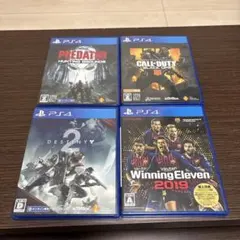 PS4 ソフト 4本セット まとめ売り