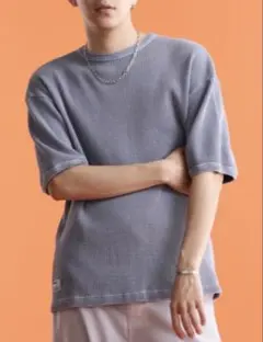 Schott サーマル オーバーダイ Tシャツ／オーバーサイズTシャツ