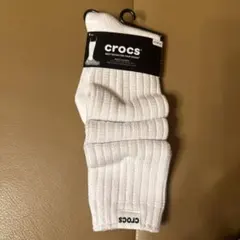 crocs クロックス ルーズソックスホワイト 23-26cmのサムネイル