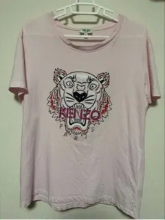 KENZO Tシャツ ピンク タイガー刺繍 XLのサムネイル