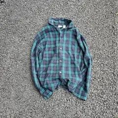 90s LL bean ブラックウォッチ　チェックシャツ　archive