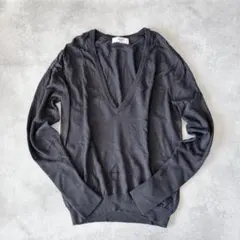 SLOBE IENA ウォッシャブルプレーンVネックニット スローブイエナ