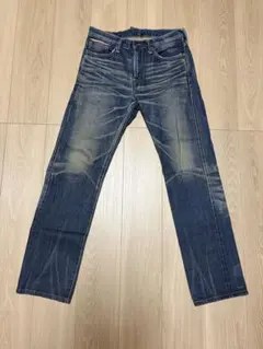DELUXE ORIGINAL デニムパンツ ダメージ加工 - メルカリ