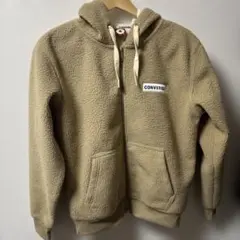 コンバース CONVERSE ボア パーカー メンズ ジップアップ ボックスロゴ