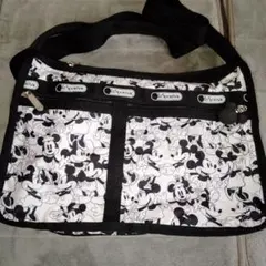 【美品】LeSportsac★ディズニーコラボ　ショルダーバッグ+ポーチ付