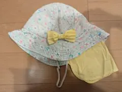 Branshes 花柄 リボン付き 帽子 52cm
