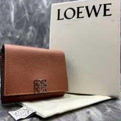 りょ 様専用✨ LOEWE アナグラム トライフォールドウォレット