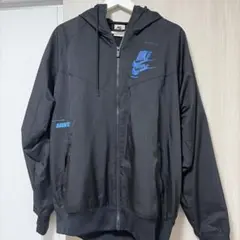 NIKE ナイロンジャケット フード付き ブラック