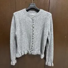 美品✨ZARA グレー 長袖カーディガン