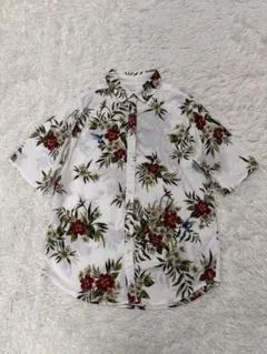 サニークラウズ　シャツ　ブラウス　花柄　鳥刺繍のサムネイル