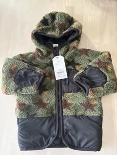 迷彩柄フリースジャケット 90