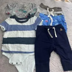 Baby GAP ボディスーツ2枚とショートパンツ3枚セット