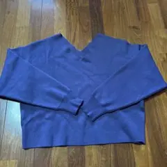 MURUA 紫色 Vネック 長袖ニット Fサイズ