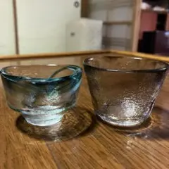 ガラス製グラス 2個