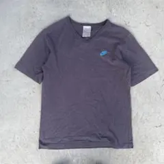 00s nike ブランク　tシャツ　ネイビー　vネック　cboyのサムネイル