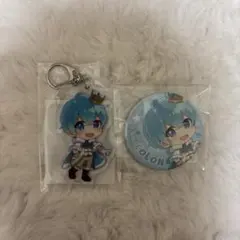 すとぷり ころん 缶バッジ アクリルキーホルダー