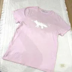 【メゾンキツネ/MAISON KITSUNÉ】レディースTシャツピンクMコットンのサムネイル